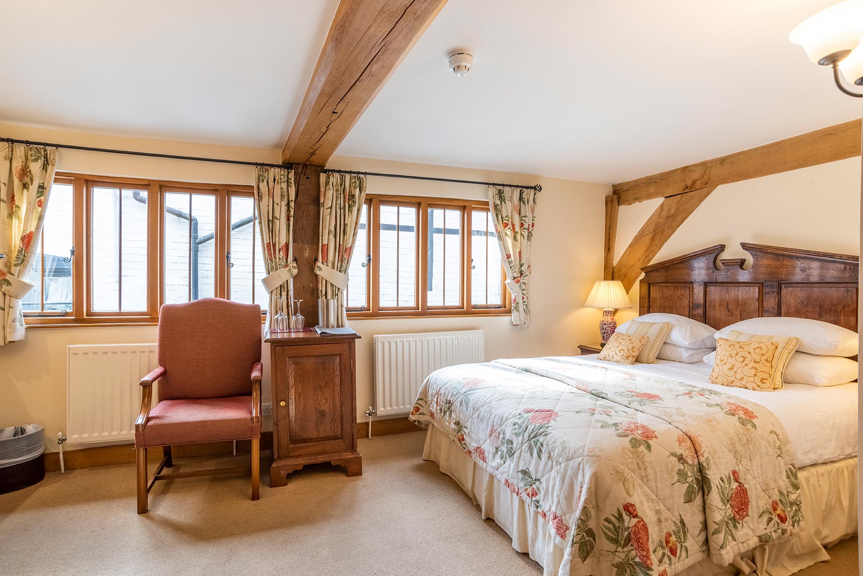 Boutique Double Hotel Room in Ludlow | Room Three The Town House Ludlow